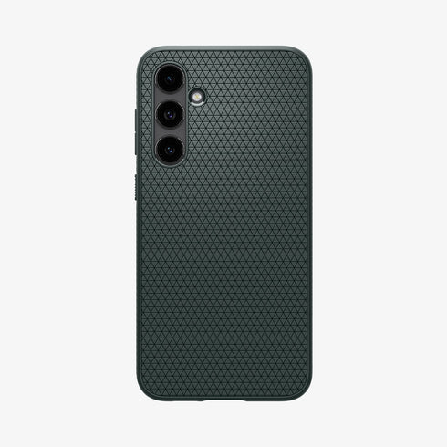ACS05614 - Galaxy S23 Ultra Case Liquid Air in matte black showing the back